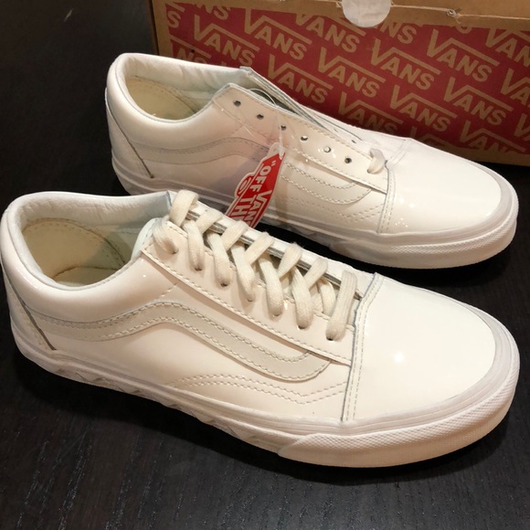 #SOLD#Vans Old Skool Studs Sidewall Blanc de Blanc - Picture 2 of 8